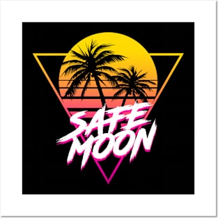 Safemoon Vaporwave Posters and Art